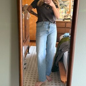 Madewell The Perfect Vintage Straight Jean: Cross-Tab Edition